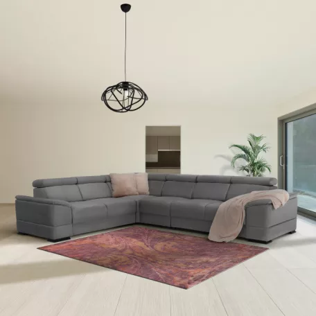 Sarokülőgarnitúra, szürke, jobbos, SEGORIA