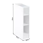 Alsószekrény D20P, fehér, SICILIA