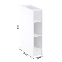 Alsószekrény D20P, fehér, SICILIA