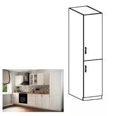   Élelmiszer szekrény D40SP, fehér/sosna Andersen, jobb, SICILIA