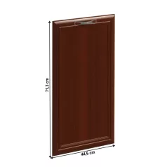 Előlap mosogatógéphez, 44,6x71,3, dió Milano, SICILIA