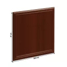 Előlap mosogatógéphez, 59,6x57, dió Milano, SICILIA