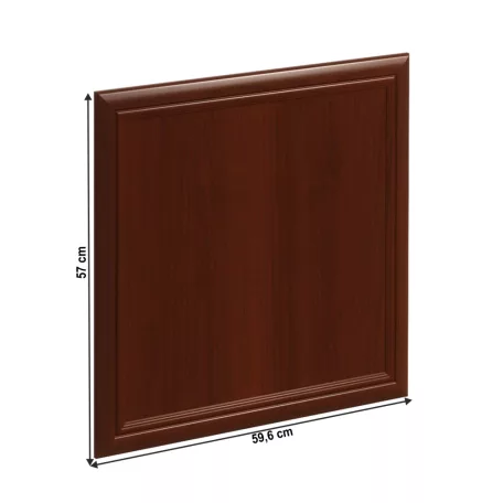 Előlap mosogatógéphez, 59,6x57, dió Milano, SICILIA