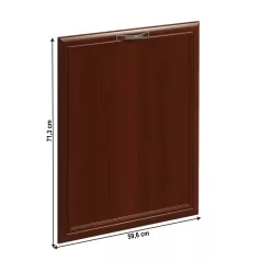 Előlap mosogatógéphez, 59,6x71,3, dió Milano, SICILIA