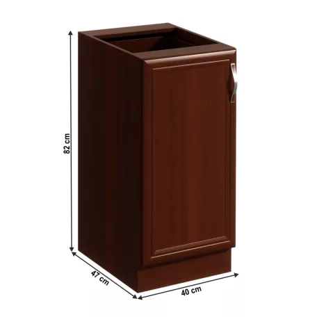 Alsószekrény D40, balos, dió Milano, SICILIA