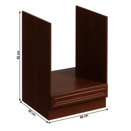 Beépítő alsószekrény D60ZK, dió Milano, SICILIA