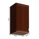 Felsőszekrény G40, balos, dió Milano, SICILIA