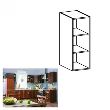 Felsőszekrény W200, dió Milano, SICILIA