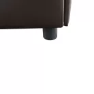 Sarokülőgarnitúra, barna/szürkésbarna melír, TRAMP