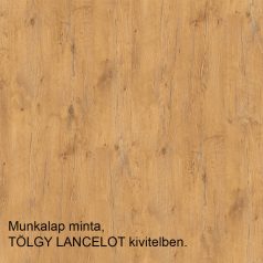 alsószekrény két polccal D25PZ, balos, fehér, PROVANCE