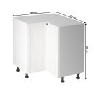 Alsó sarokszekrény D90N, fehér/sosna andersen, PROVANCE