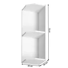 Polcos felsőszekrény G25P, fehér, PROVANCE