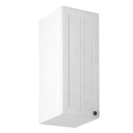 Felsőszekrény G30, balos, fehér/sosna andersen, PROVANCE