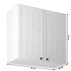 Felsőszekrény G80, fehér/sosna andersen, PROVANCE