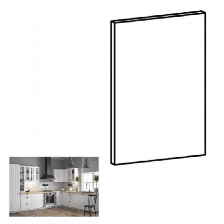 Előlap mosogatógéphez, sosna andersen, 59,6x57, PROVANCE