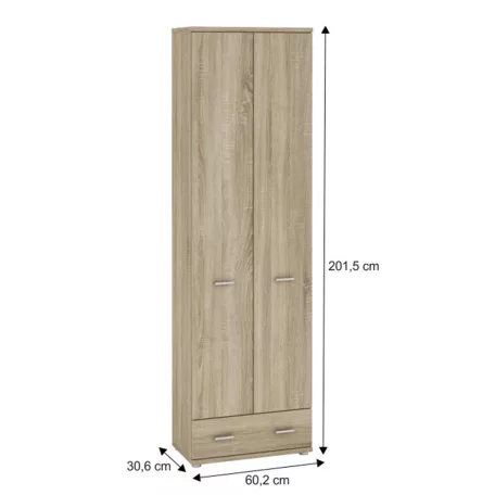 Akasztós szekrény, sonoma tölgyfa, MARIO NEW TYP A