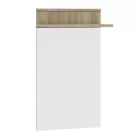 Előszobafal tükörrel, sonoma, MARIO NEW TYP E