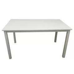 Étkezőasztal, fehér, 135x80 cm, ASTRO NEW