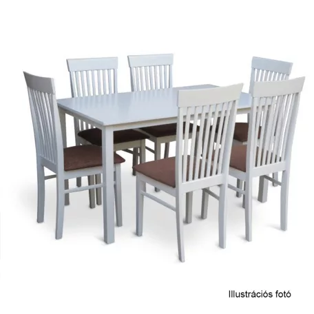 Étkezőasztal, fehér, 135x80 cm, ASTRO NEW