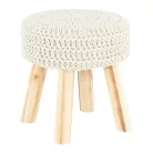 Ülőke, bézs pamut, NAIDA