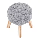 Ülőke, szürke pamut, NAIDA