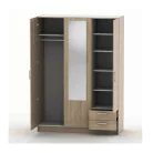 3-ajtós szekrény, tölgy sonoma, BETTY 7 BE07-001-00