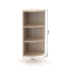   Befejező felsőszekrény, tölgy sonoma, NOVA PLUS NOPL-003-OH