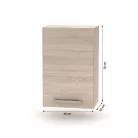 Felsőszekrény 45 1DV,  tölgy sonoma, NOVA PLUS NOPL-024-OH