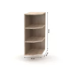 Befejező alsószekrény, tölgy sonoma, NOVA PLUS NOPL-052-0S