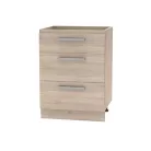 Fiókos alsószekrény 60, tölgy sonoma, NOVA PLUS NOPL-058-0S