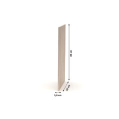 Befejezőléc, tölgy sonoma, NOVA PLUS NOPL-085-00