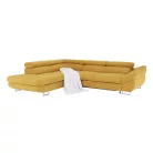 Sarokülőgarnitúra, mustár, balos, FABIA