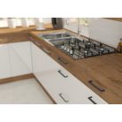 Alsó sarokszekrény, extra magasfényű Hg/lancelot tölgy, VEGA 90X90 DN 1F BB