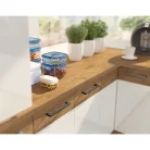 Felső szekrény, lancelot tölgy / fehér extra magas fényű HG, VEGA 60 DKS-210 3S  1F