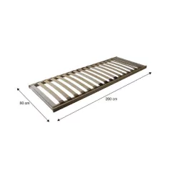 Nyitható ágyrács, 80x200, BASIC FLEX FRONT