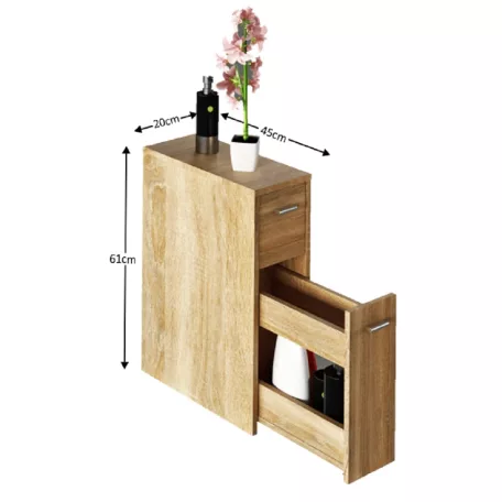 Fürdőszoba szekrény, sonoma tölgy, NATALI TYP 7