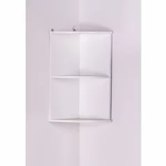 Fali sarokszekrény, fehér, ATENE TYP 4