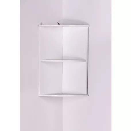 Fali sarokszekrény, fehér, ATENE TYP 4