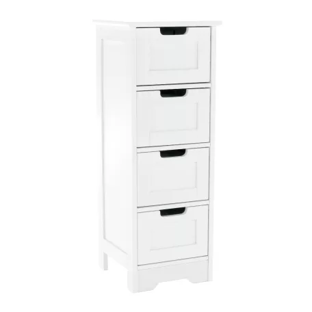 4-fiókos komód, fehér, ATENE TYP 7