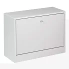 Cipősszekrény, fehér, FATMA NEW