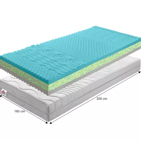 Matrac, habszivacs, 160x200, BE KATARÍNA 10 NEW