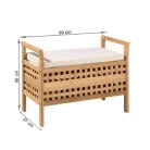 Lóca, bambusz természetes/szürke, TOLOSA