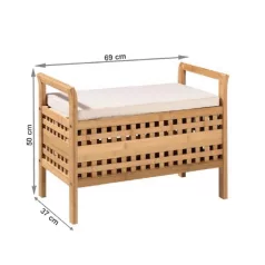 Lóca, bambusz természetes/szürke, TOLOSA