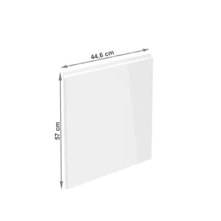 Előlap mosogatógépre, fehér extra magasfényű HG, 44,6x57, AURORA