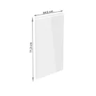 Előlap mosogatógépre, fehér extra magasfényű HG, 44,6x71,3, AURORA