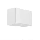 Felsőszekrény, fehér/fehér extra magasfényű, AURORA G60K