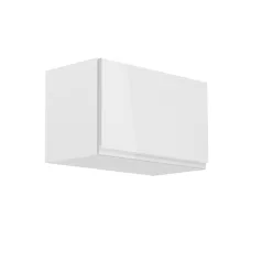   Felsőszekrény, fehér/fehér extra magasfényű, AURORA G60KN