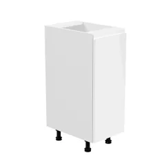   Alsószekrény, fehér/fehér extra magasfényű, jobbos, AURORA D30