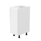 Alsószekrény, fehér/fehér extra magasfényű, balos, AURORA D30