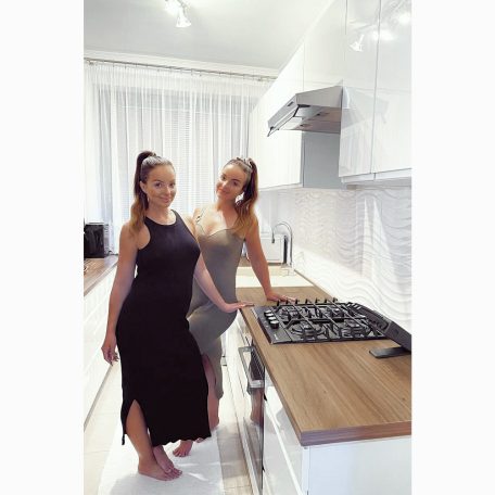 Alsószekrény, fehér/fehér extra magasfényű, AURORA D602F